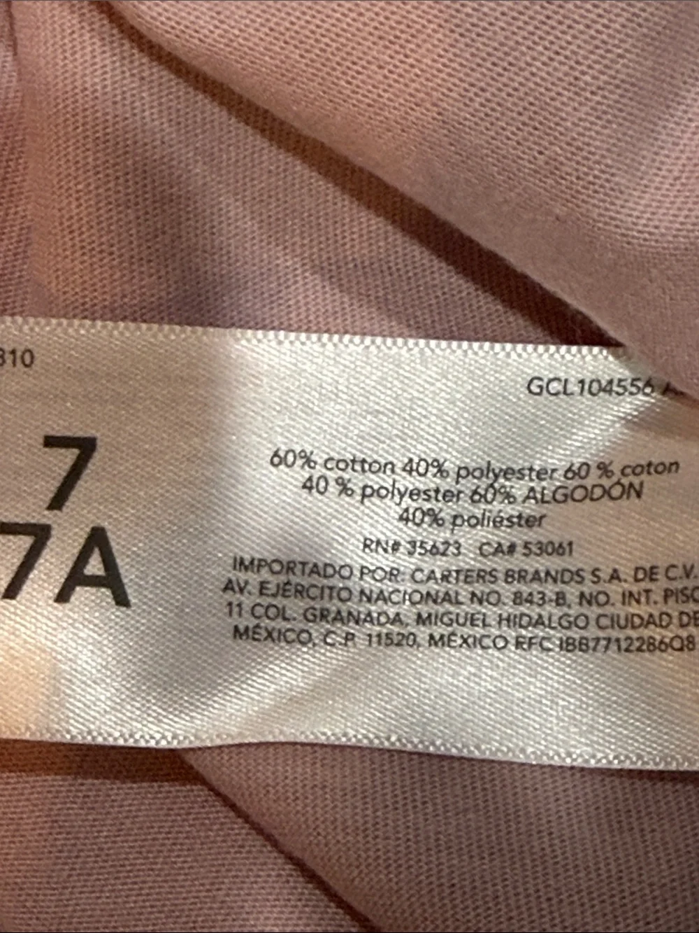 Carter's Light Purple Hooded Top with 'Love Blooms' Floral Graphic (7)